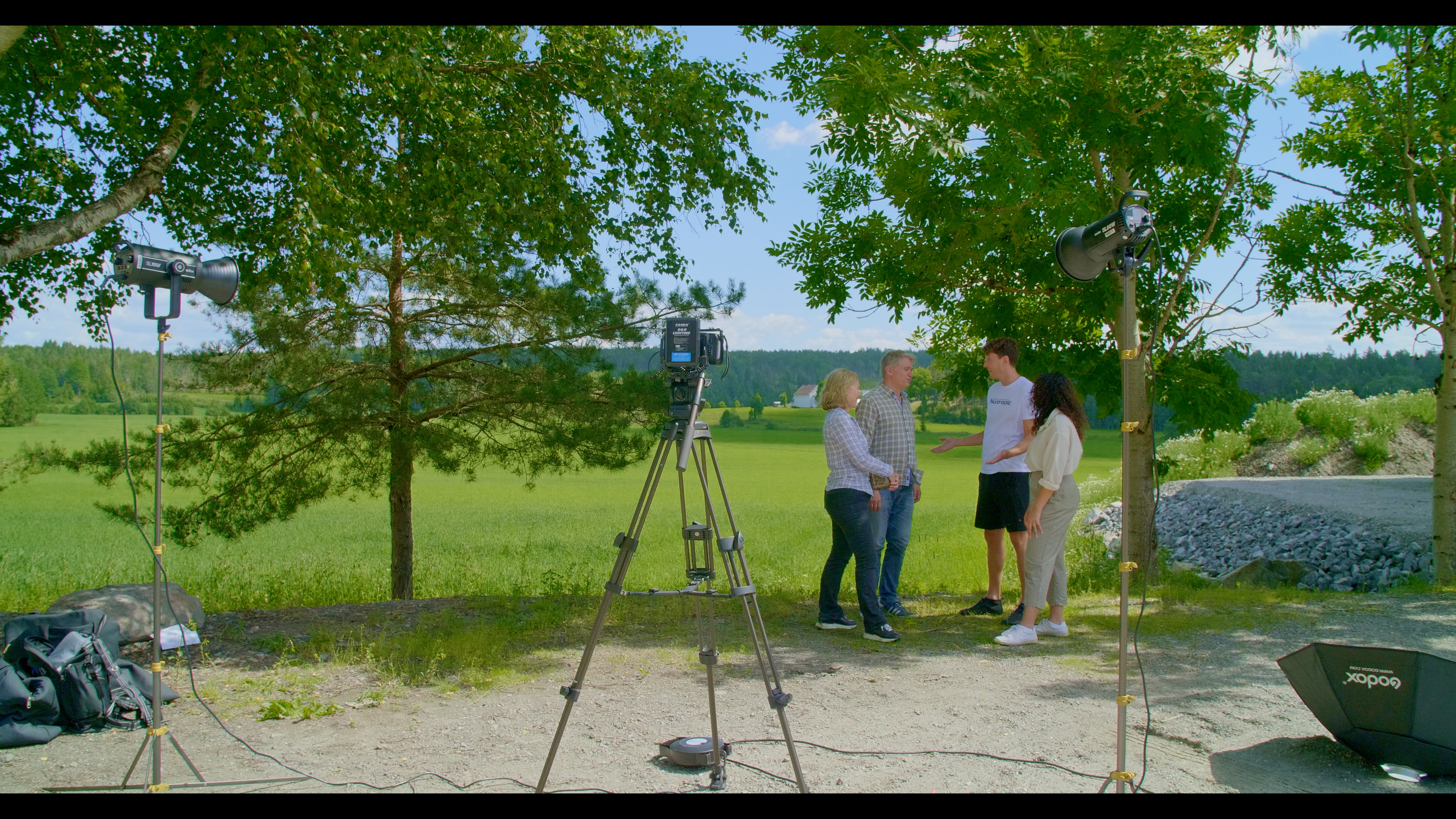 Outdoor filming location at Tveter gård