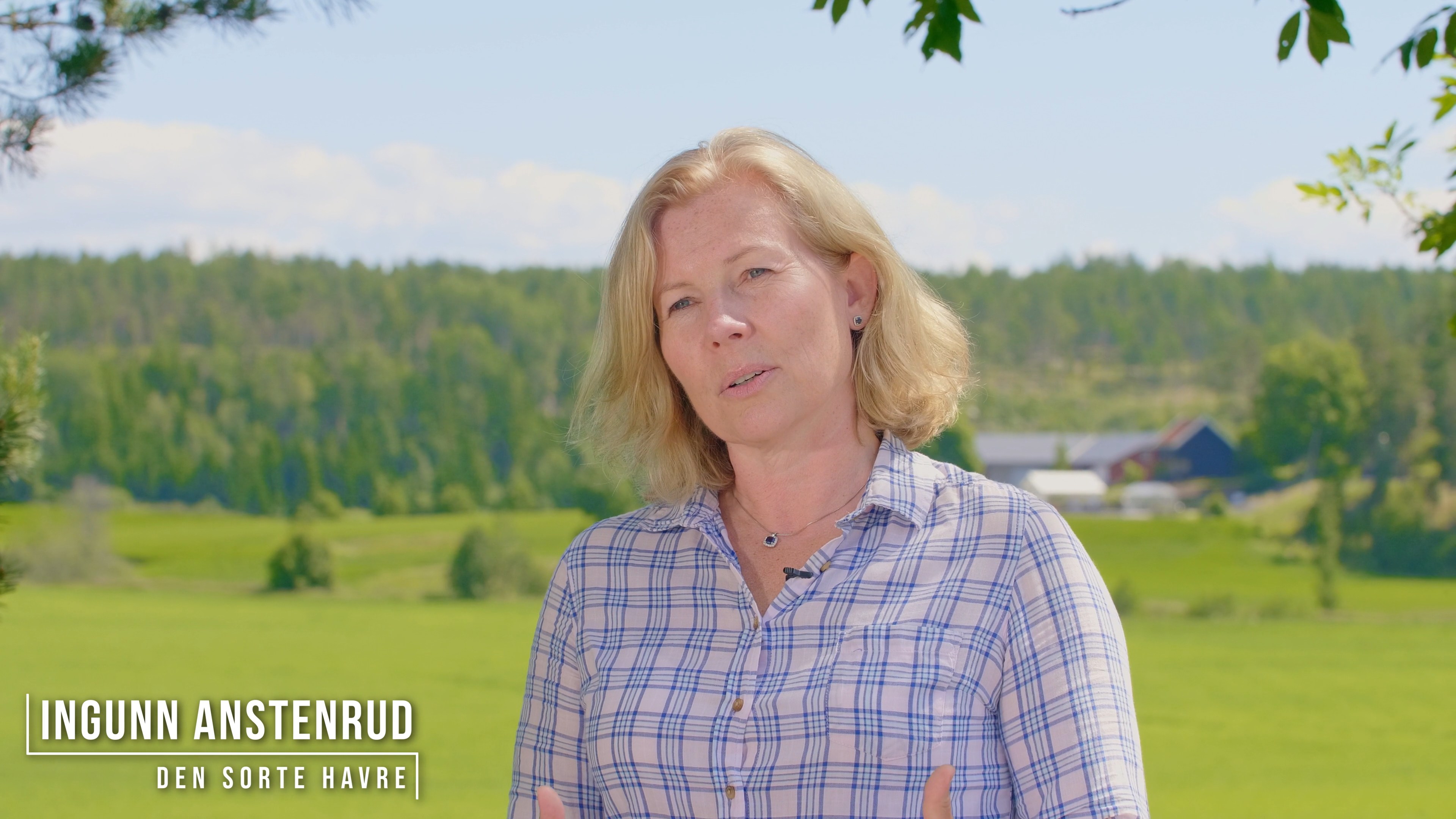 Johan og Ingunn i havreåkeren