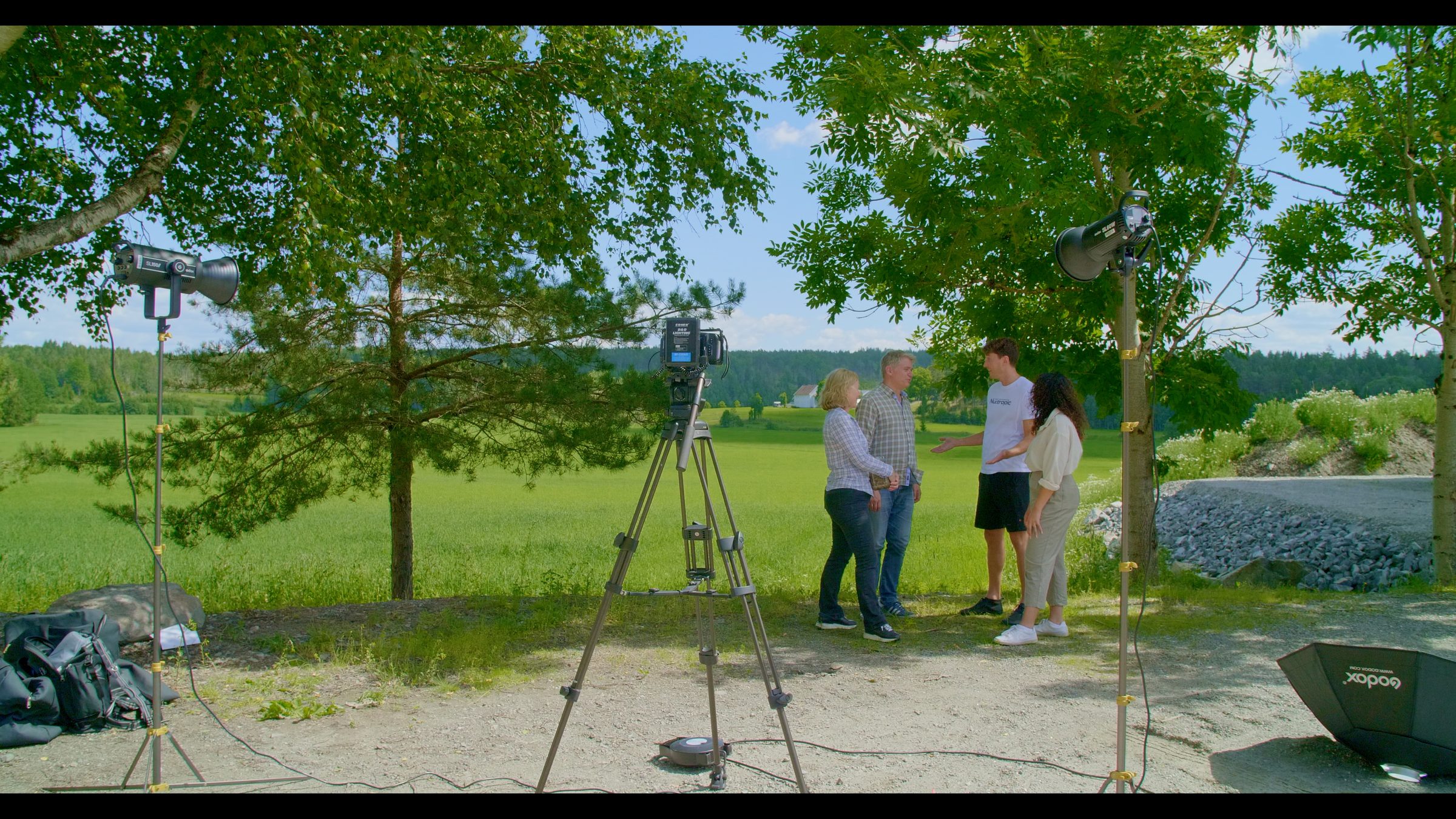 Outdoor filming location at Tveter gård